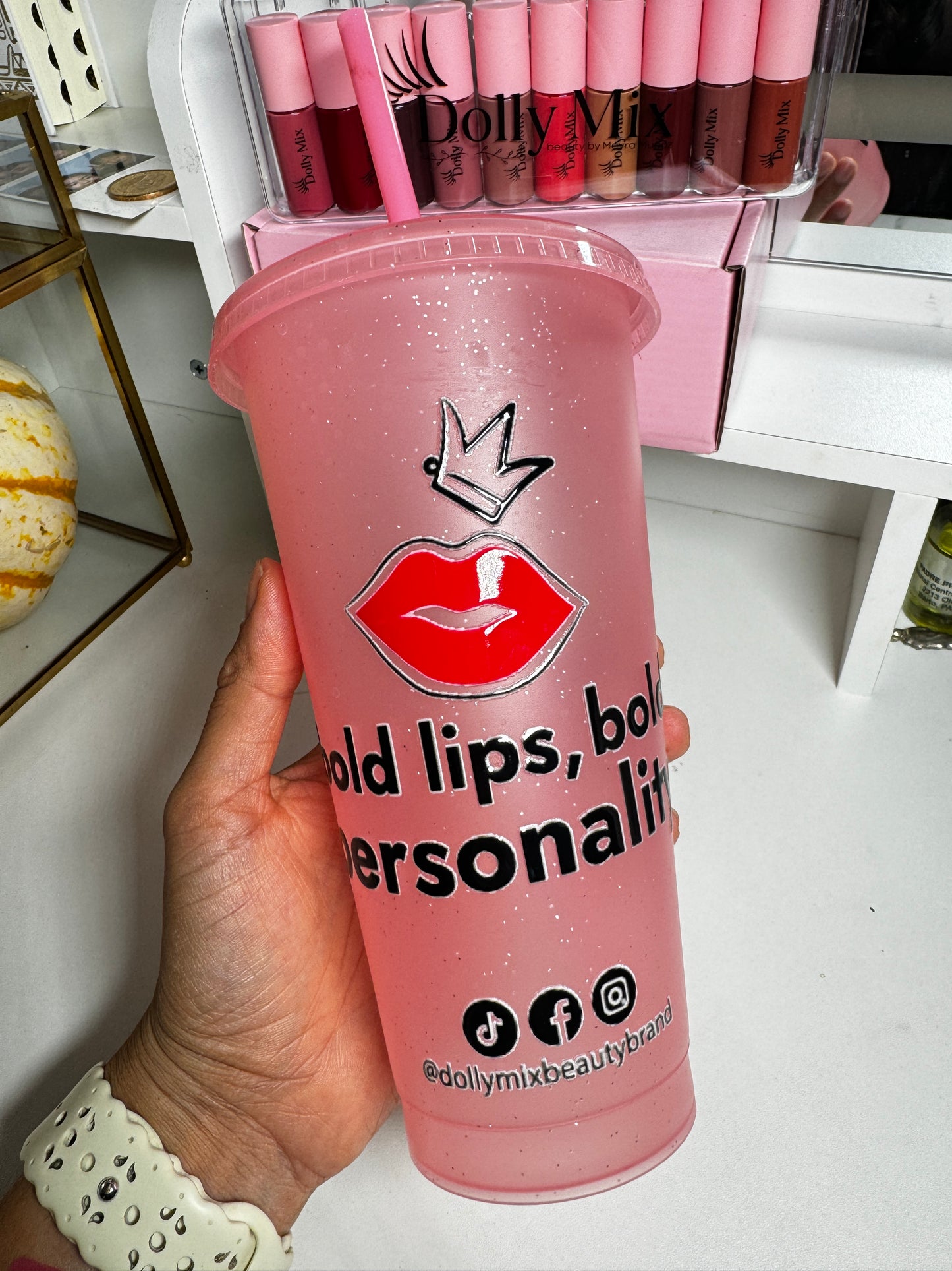 Bold Lips Bold Personality cup