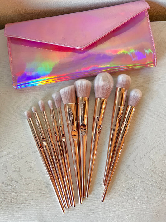 Rose Gold brush set